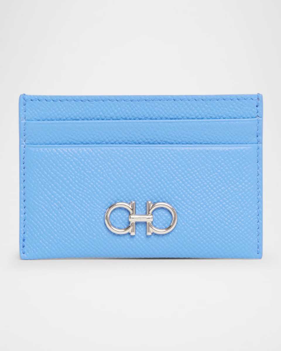 The Gancini Leather Card Case